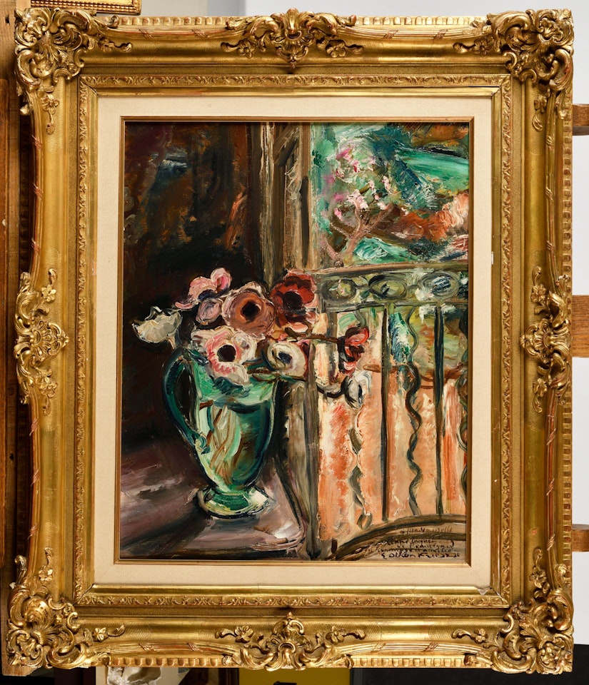 Flowers in Front of the Window by Othon Friesz