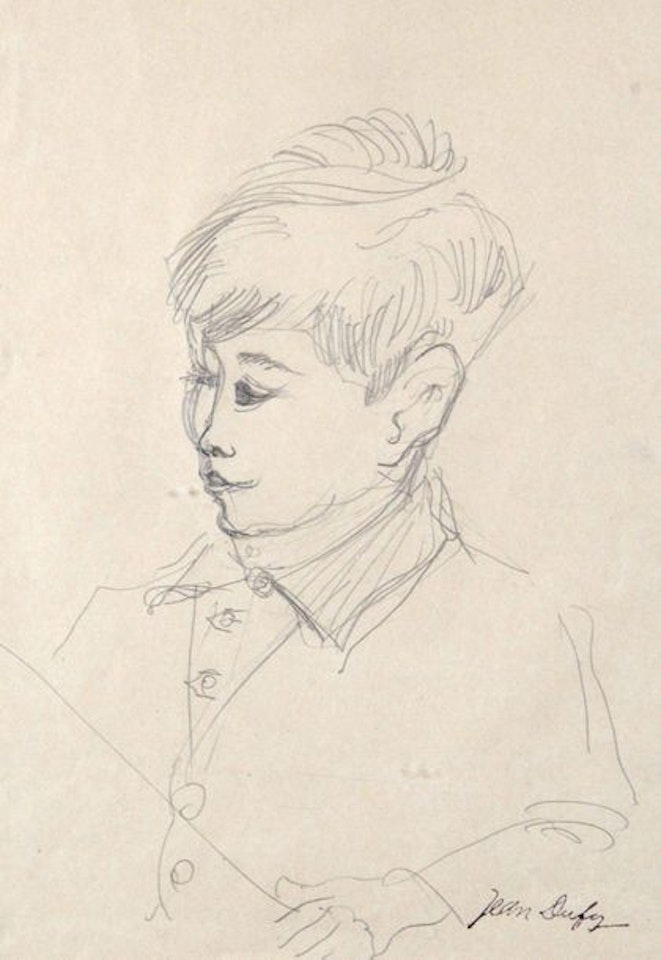 Portrait of a child by Jean Dufy