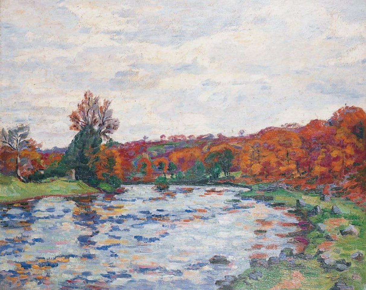 THE GENETIN DAM by Armand Guillaumin