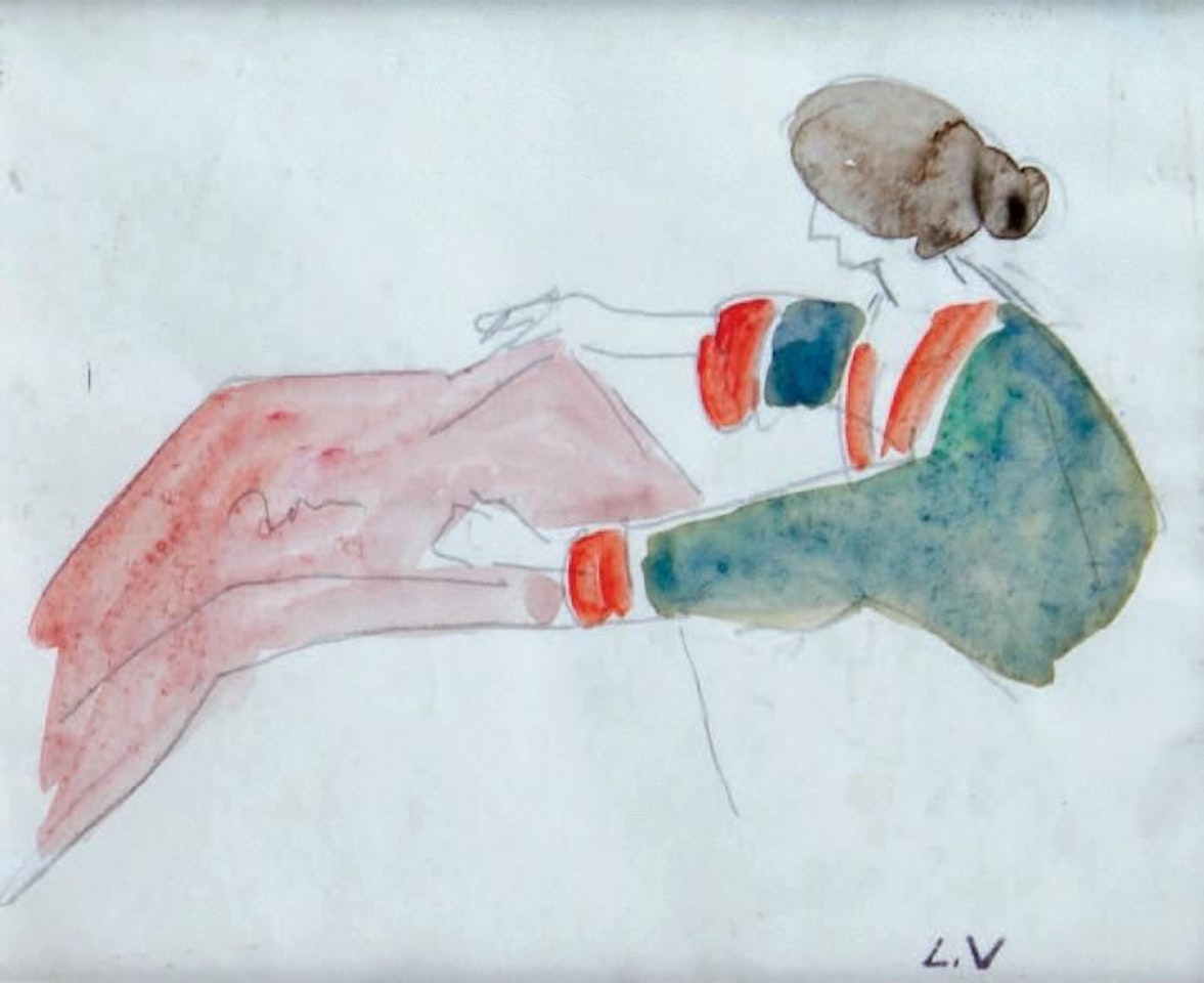 WOMAN WITH A RED by Louis Valtat