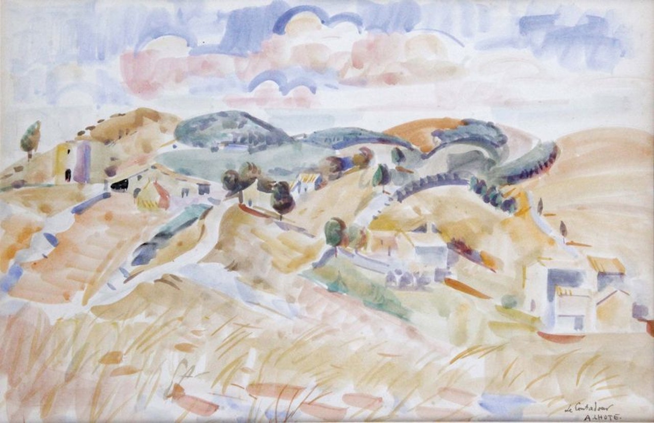 Landscape of the Drôme, the Contadour by André Lhote