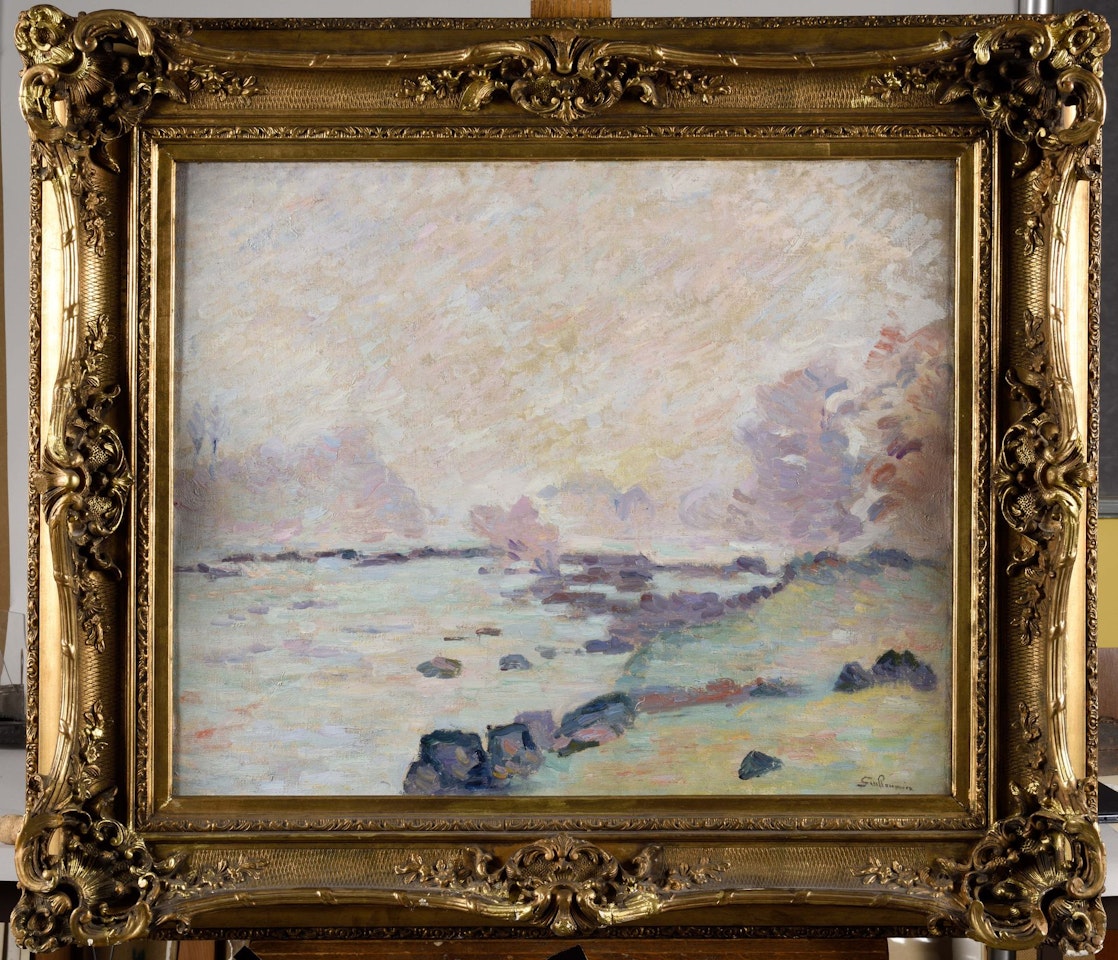 The Genetin Dam, Crozant by Armand Guillaumin