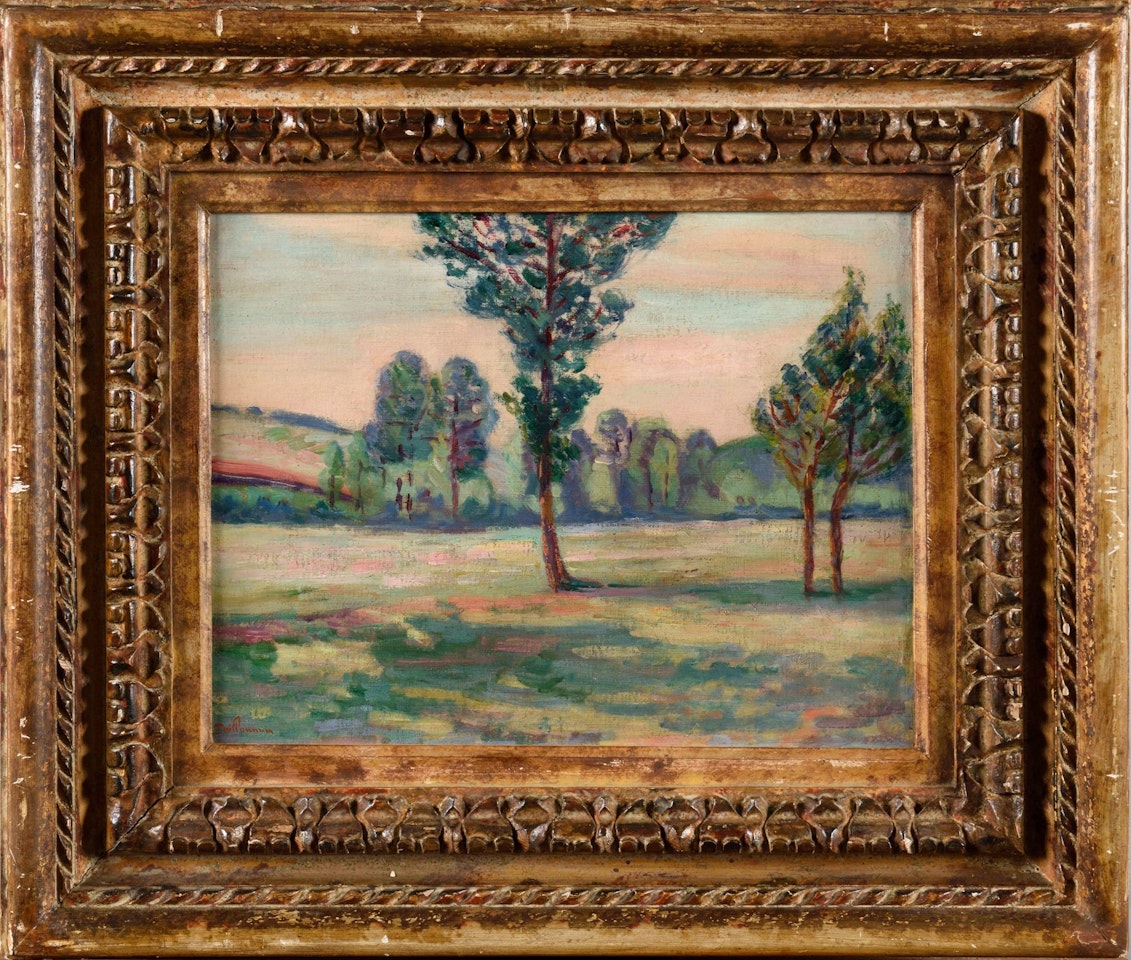 Sunrise on the meadow by Armand Guillaumin