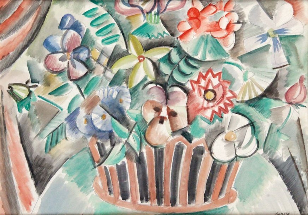 Basket of flowers by André Lhote
