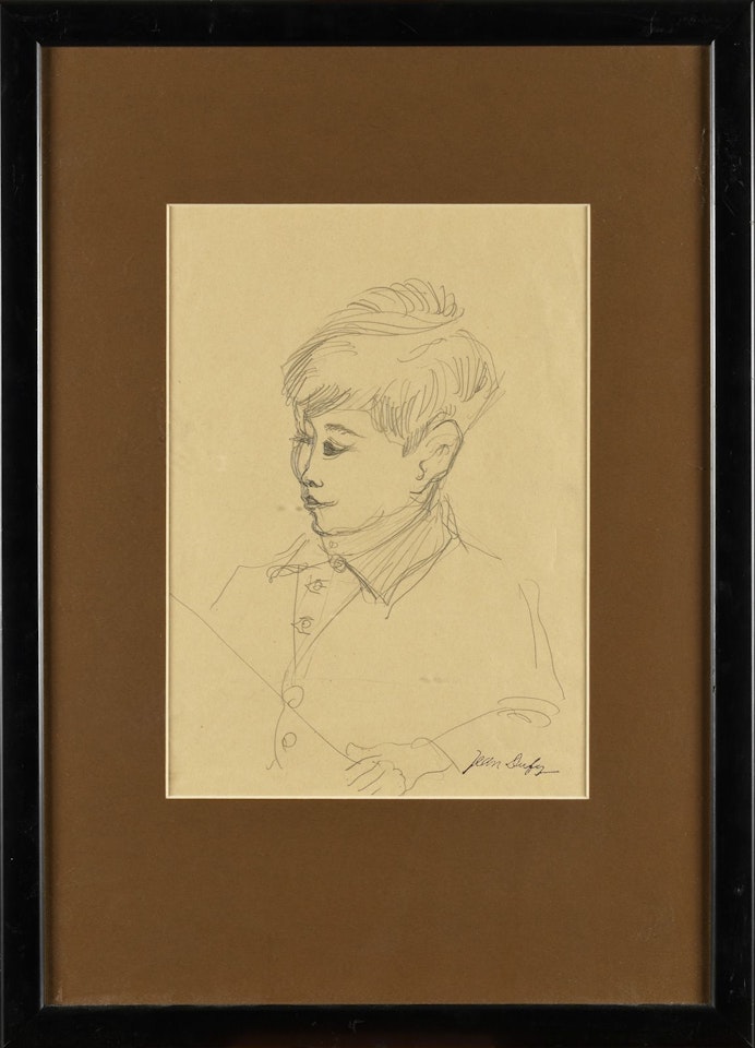 Portrait of a boy by Jean Dufy