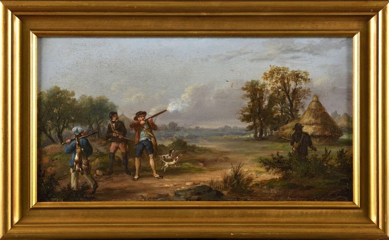 Scène de chasse by French School