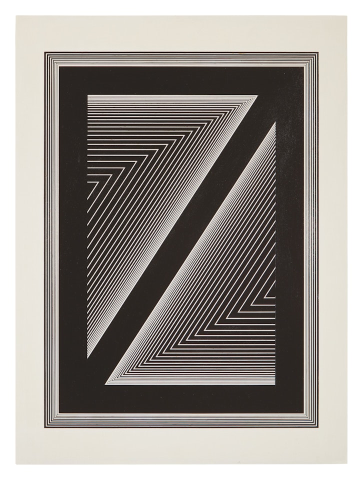 BLACK DIAGONAL by Richard Anuszkiewicz