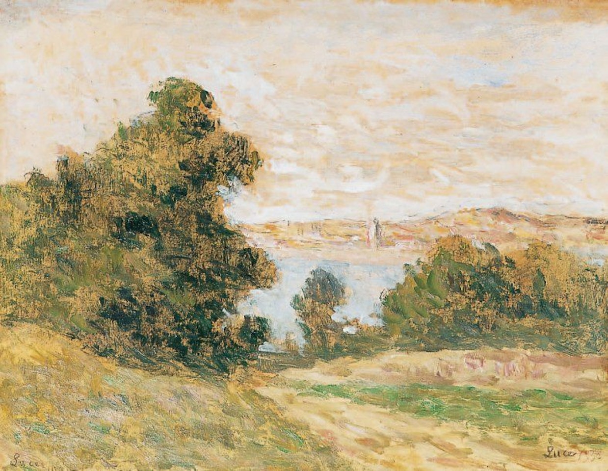 SEASIDE AT TRIEUX by Maximilien Luce