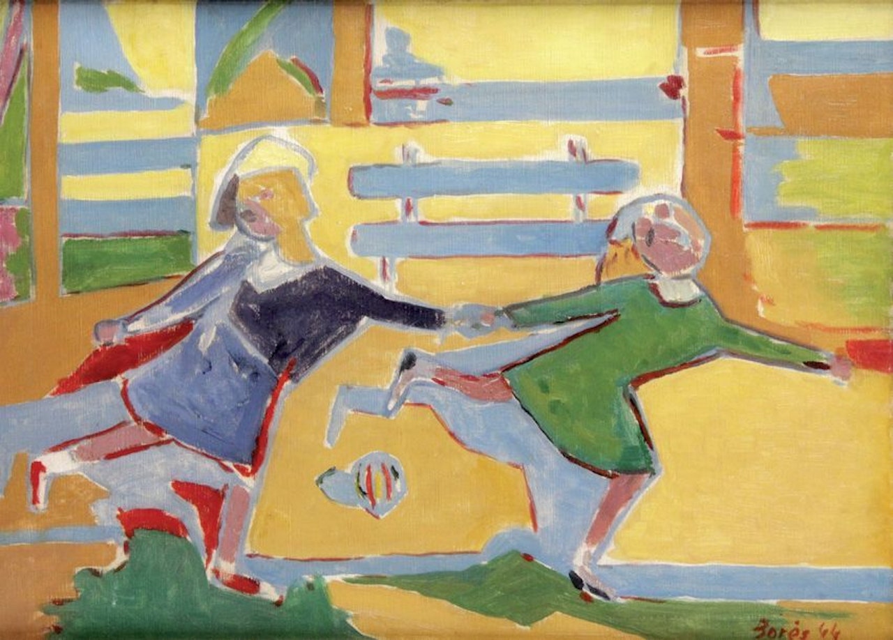 Children Playing by Francisco Bores