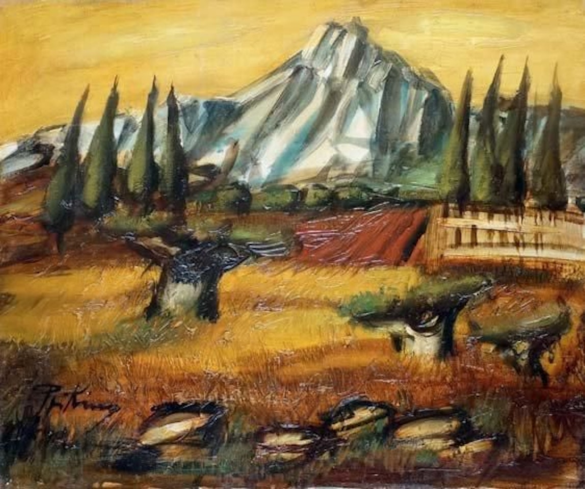 LANDSCAPE OF THE ALPILLES by Franz Priking