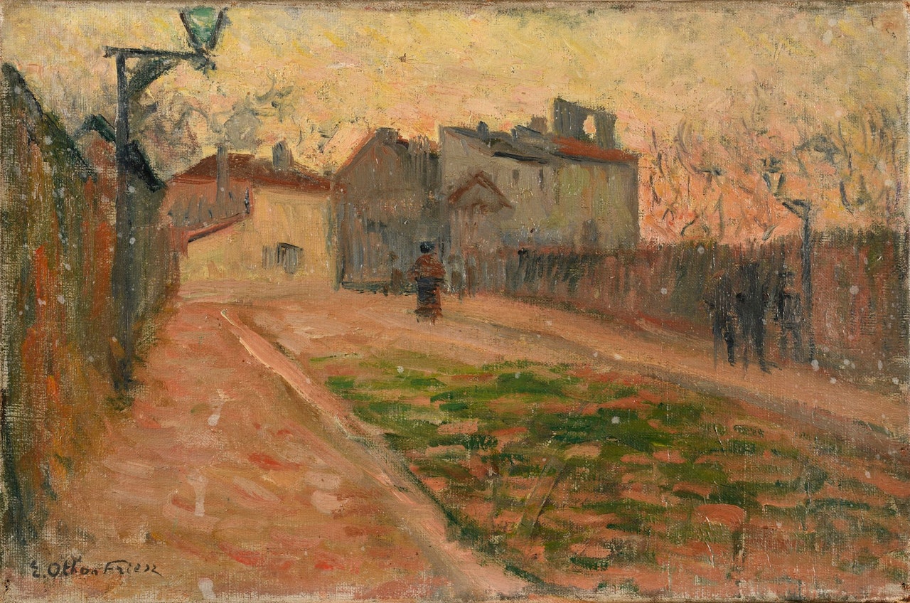 Paris, rue Saint-Vincent in Montmartre by Othon Friesz