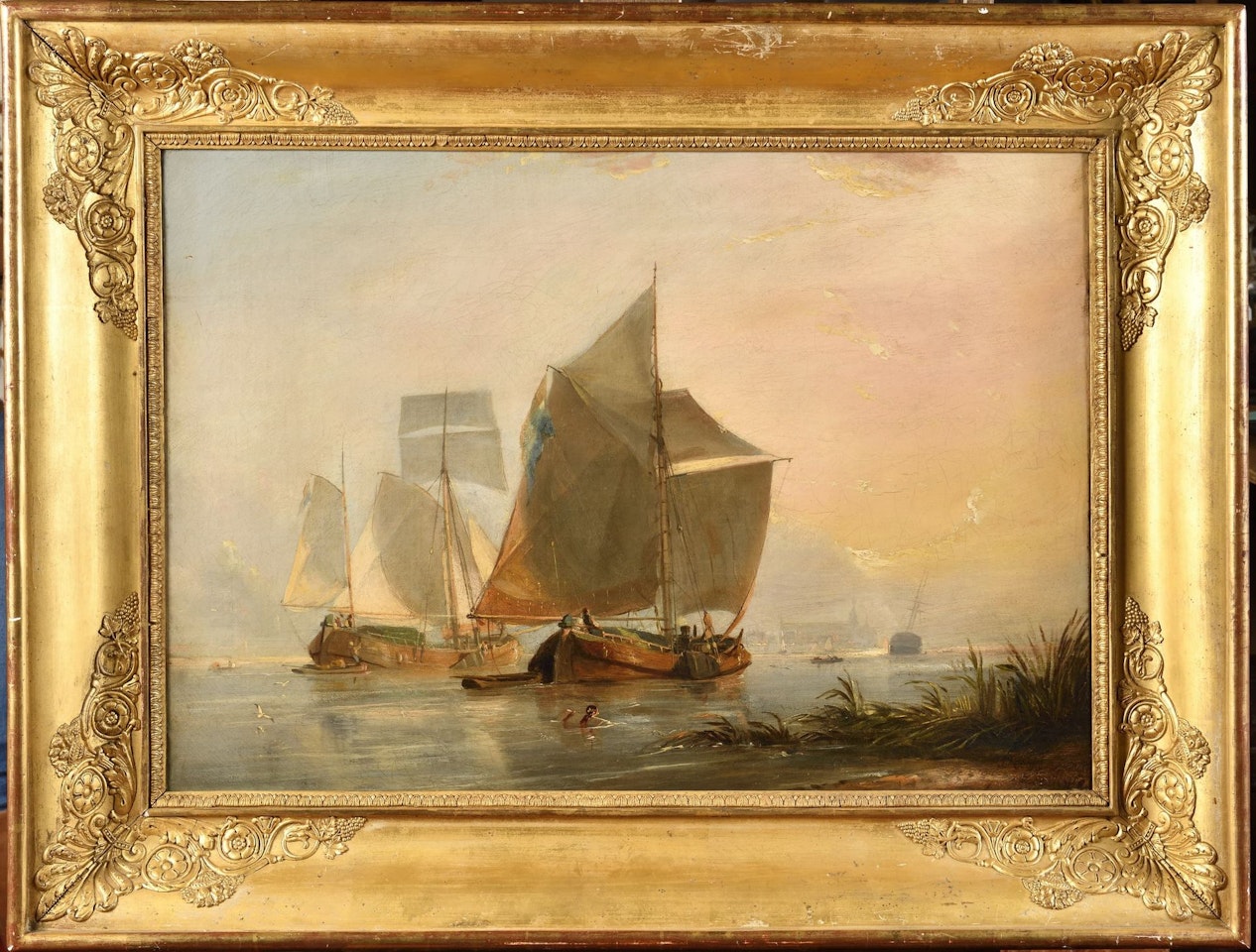 Fishing cakes on the Zuider Zee (Netherlands) by Edward William Cooke