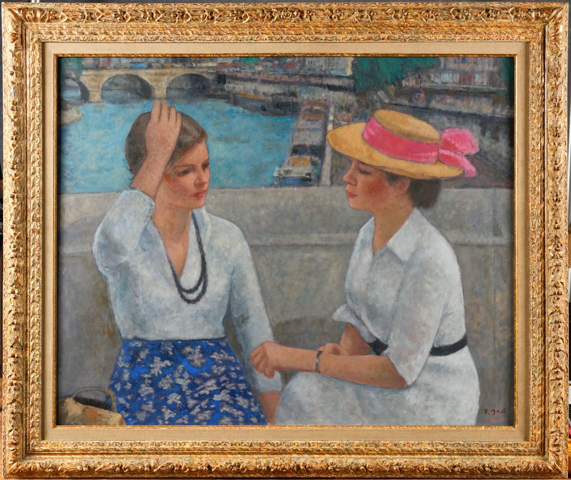 Les demoiselles du Pont Neuf en été by François Gall