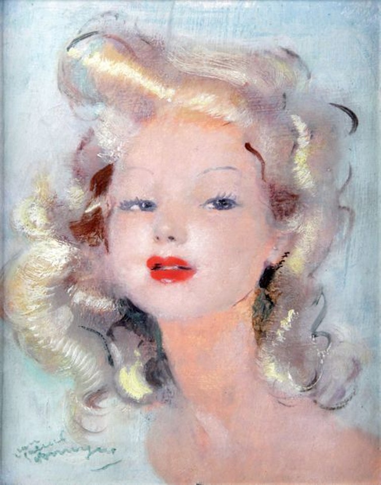 The young blonde by Jean Gabriel Domergue
