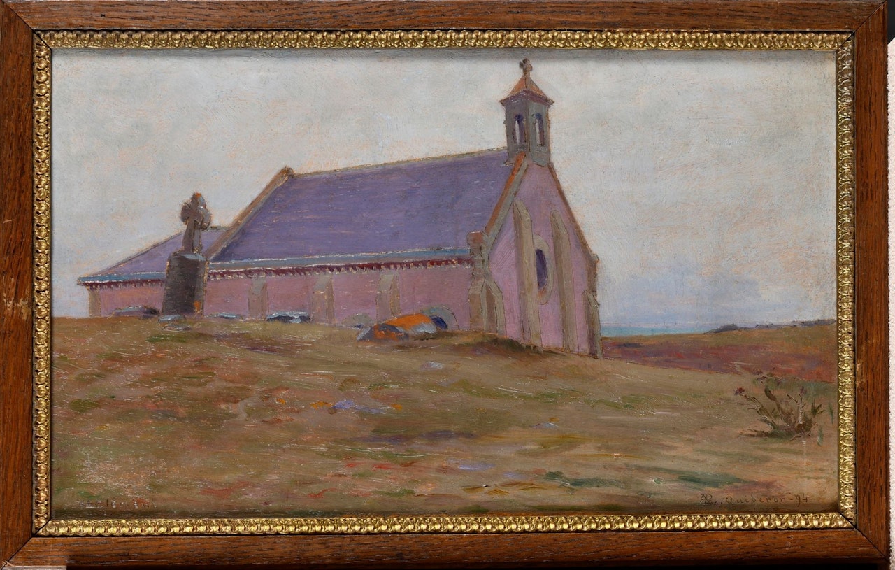 The Chapel of Saint Clement in Quiberon by French School