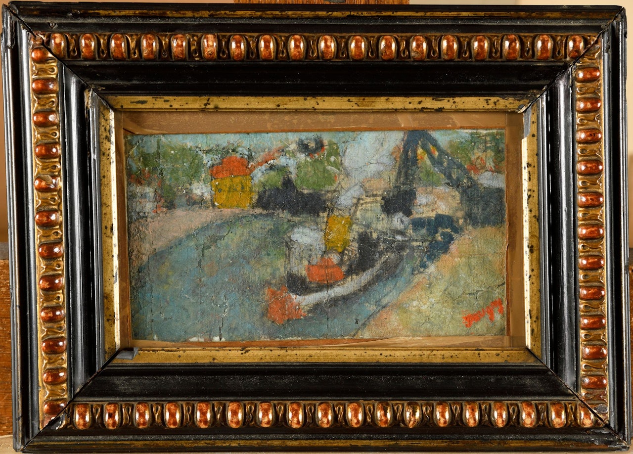View of the port by Jean Pougny