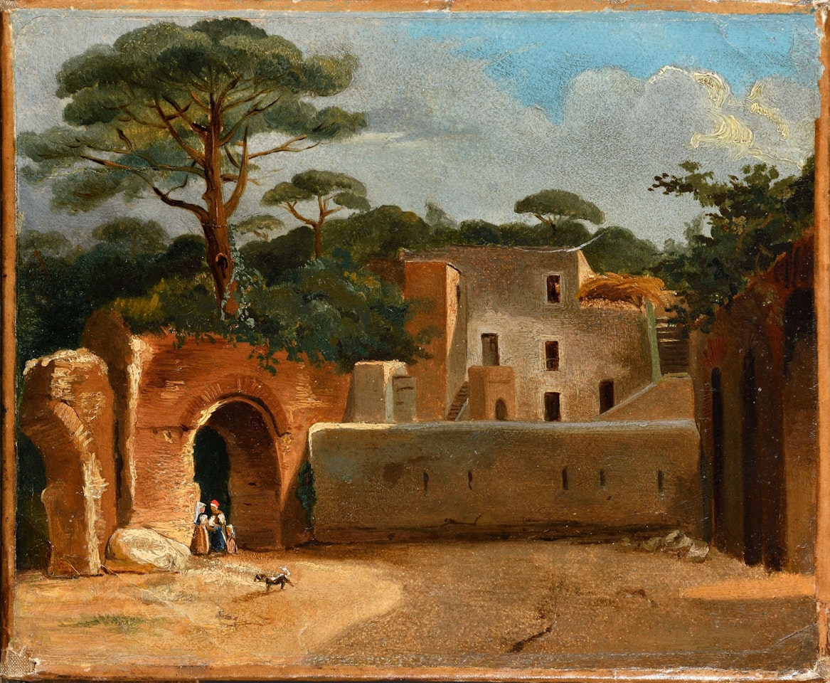 View of Ponti Rossi, Naples by French School
