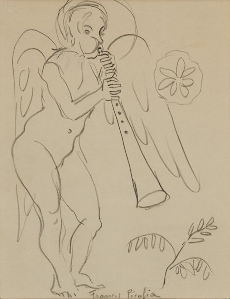L"ange musicien by Francis Picabia