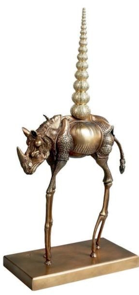 COSMIC RHINOCEROS by Salvador Dali