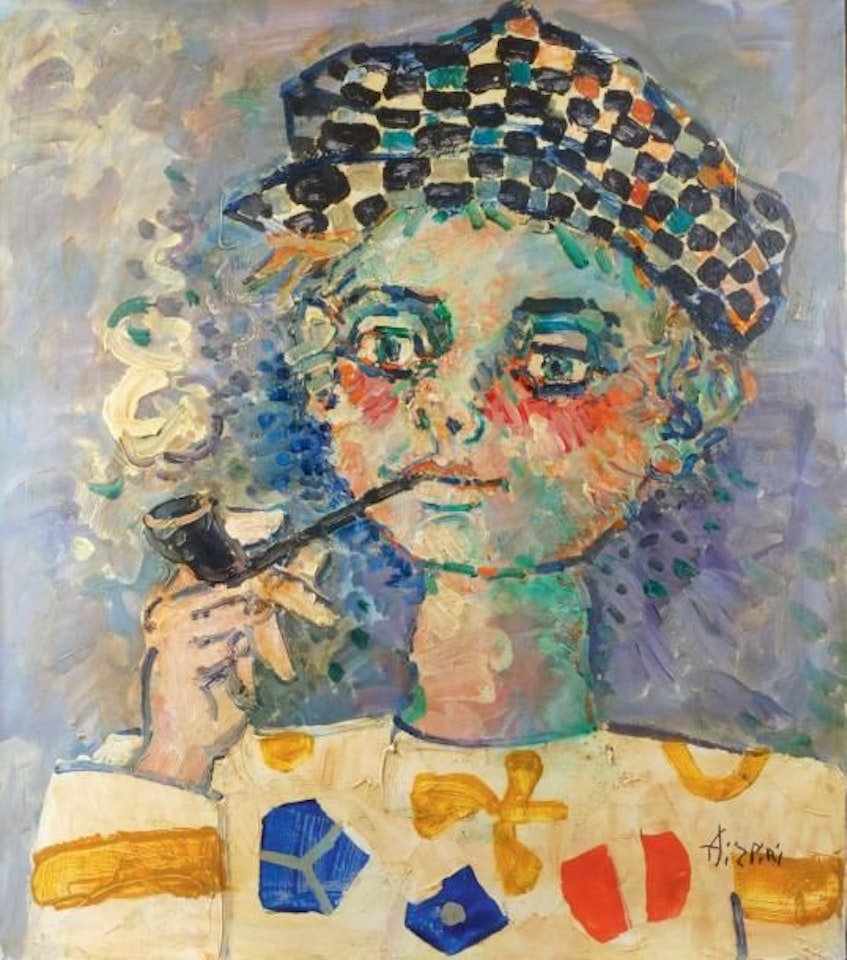 THE HARLEQUIN WITH THE PIPE by Paul Aizpiri