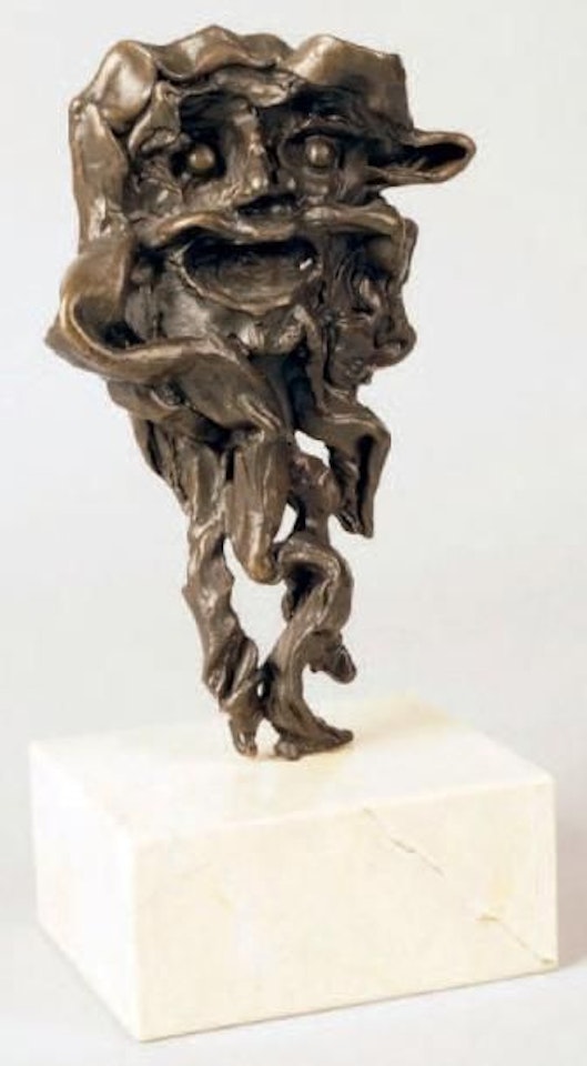 FAUNA, MAN, HEAD, HORNS by Salvador Dali