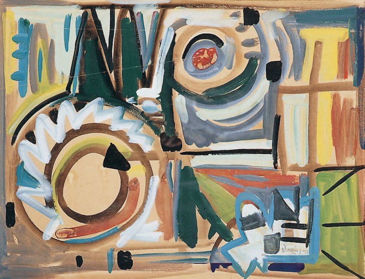 COMPOSITION by Oscar Dominguez