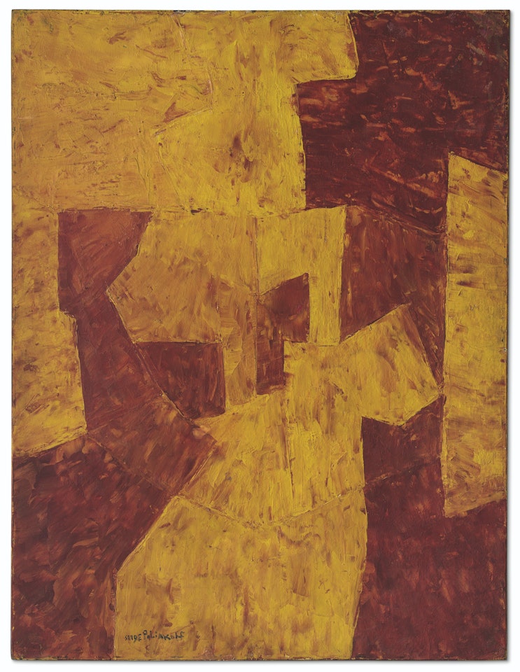 Orange et ocre by Serge Poliakoff