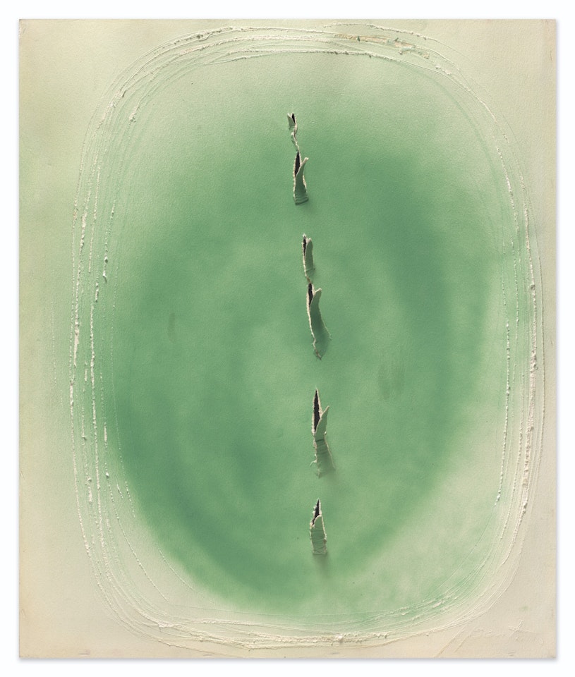 Concetto spaziale by Lucio Fontana