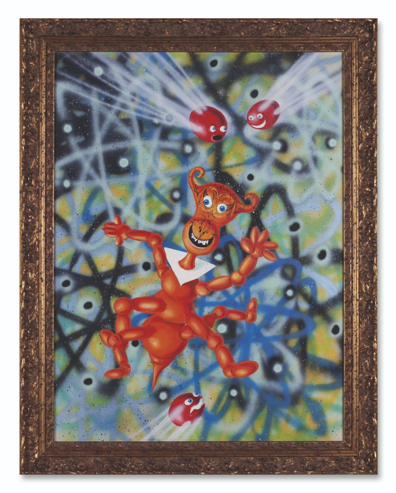 Red Ball Jets and Orangetricity by Kenny Scharf