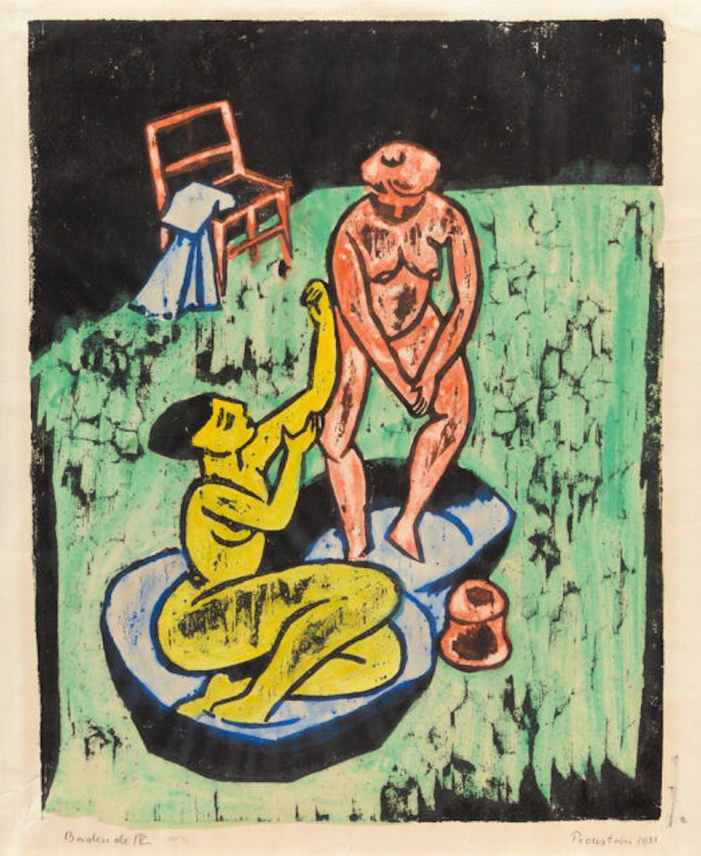 “Bather IV”. by Max Pechstein