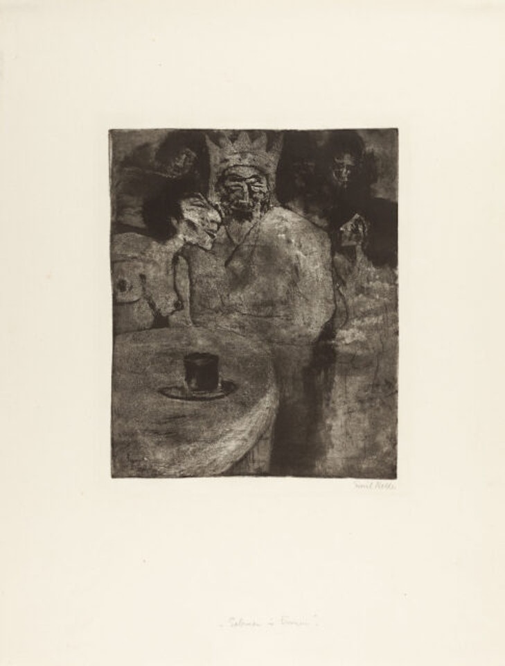 Solomon and his wives. by Emil Nolde