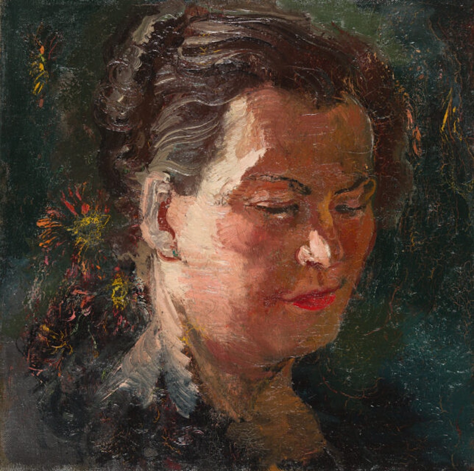 “Portrait of Mrs Grosz”. by George Grosz
