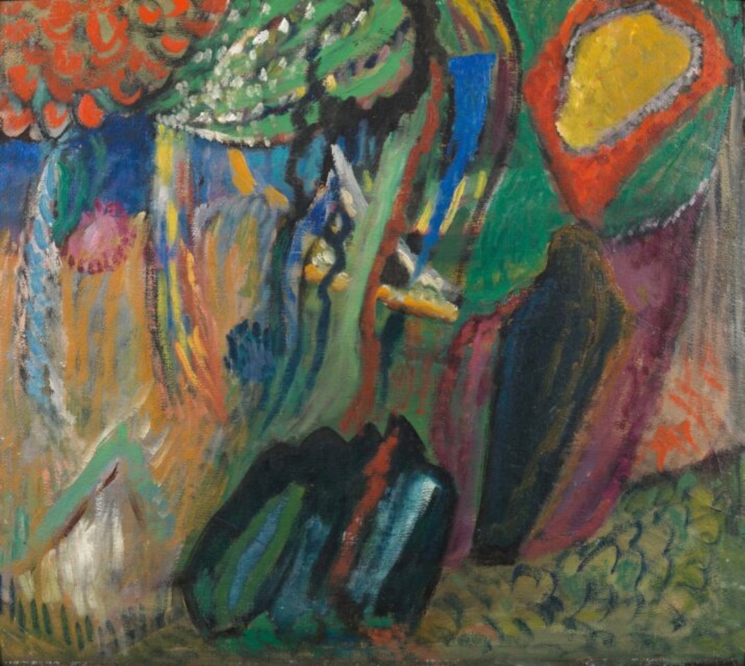 Abstract composition. by Gabriele Münter
