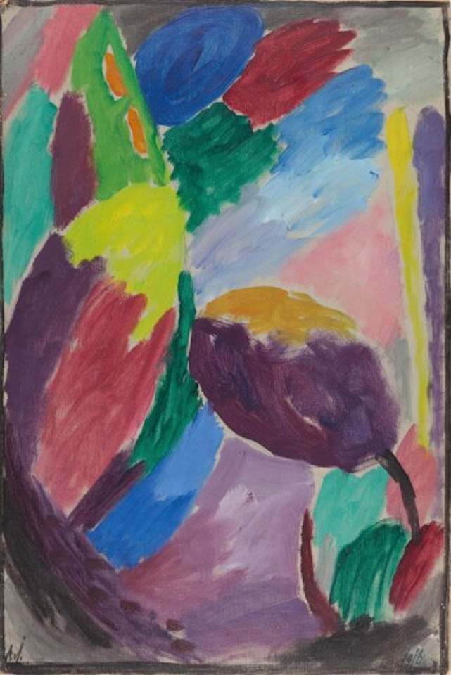 “Great variation x after spring rain, No. 3”. by Alexej von Jawlensky