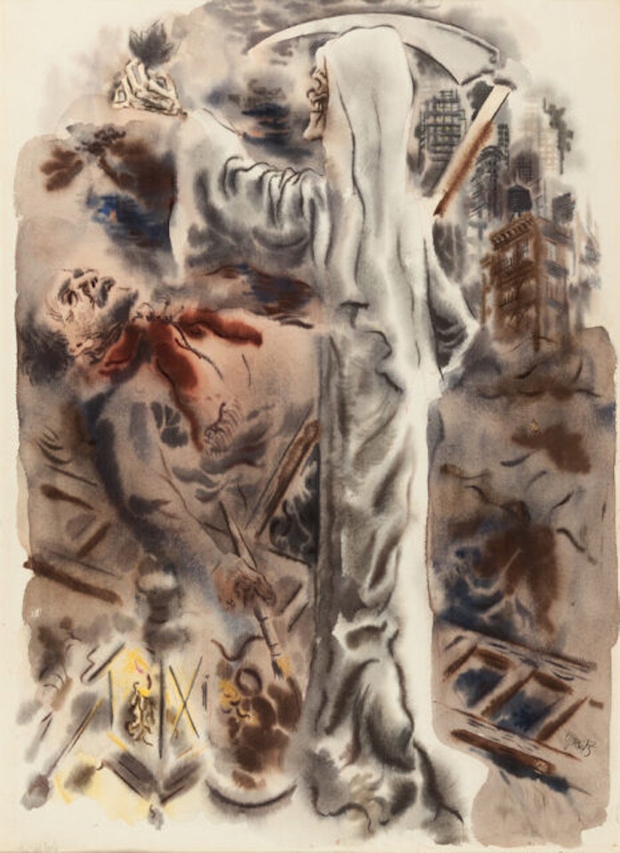 “The last leaf” by George Grosz