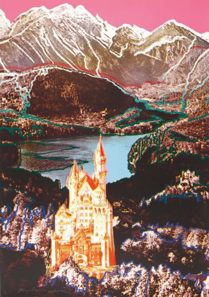 Neuschwanstein. by Andy Warhol