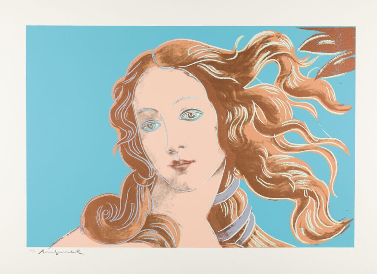 Venus from Details of Renaissance Paintings (Sandro Botticelli) by Andy Warhol