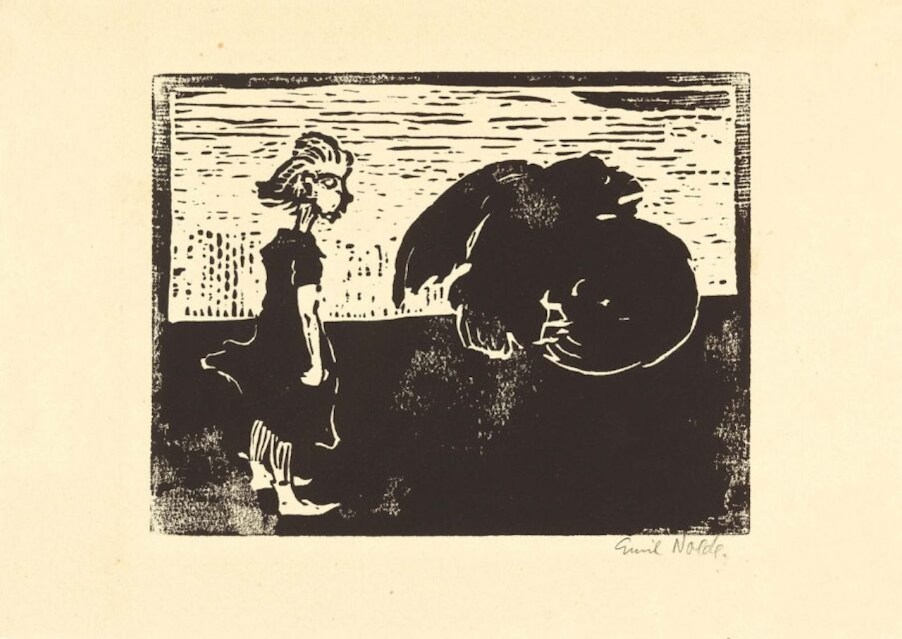 The big bird. by Emil Nolde