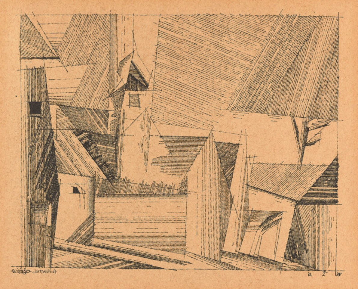 “Buttelstedt”. by Lyonel Feininger