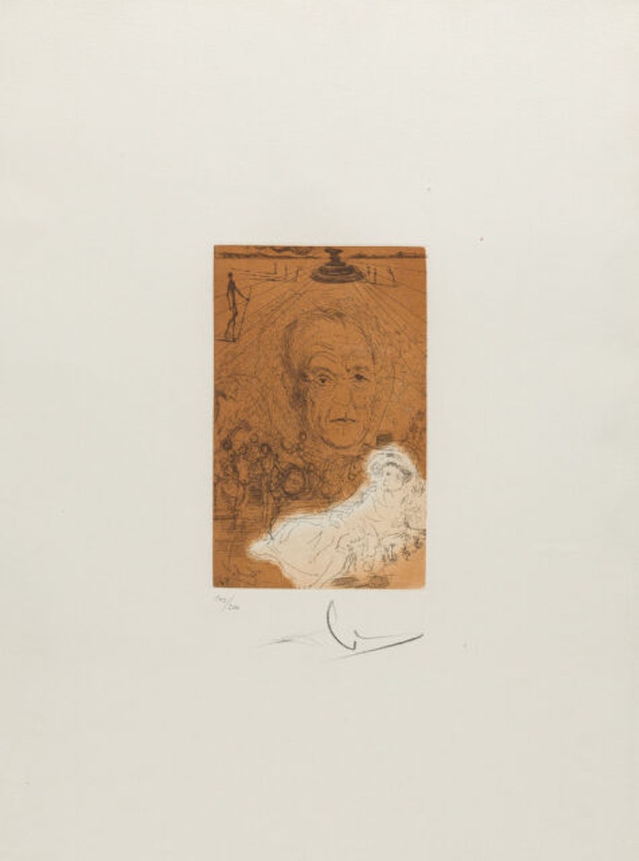 Homage to Konrad Adenauer by Salvador Dali