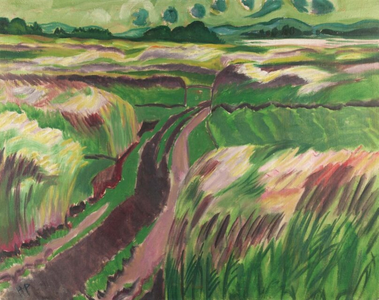 “Early morning cornfields”. by Max Pechstein