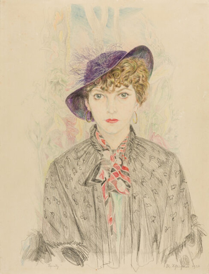 “Speedy” with a hat. by Rudolf Schlichter