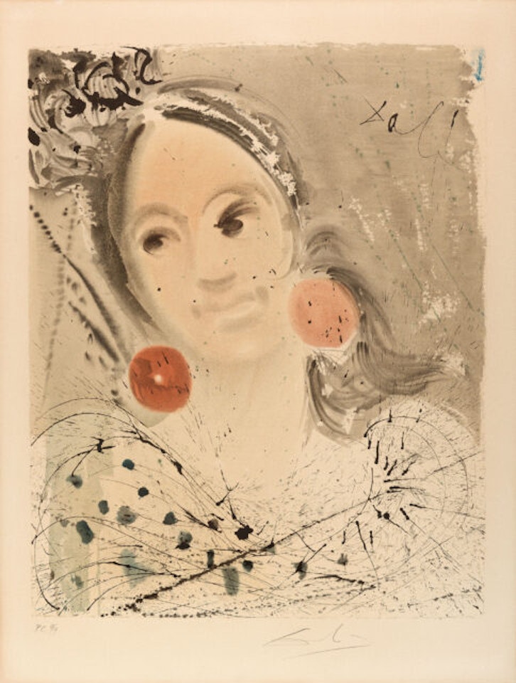 Figueras; 6 sheets from x Carmen. by Salvador Dali