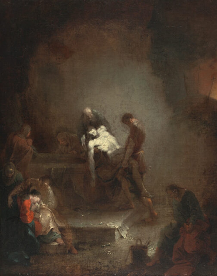 Entombment of Christ by Januarius Johann Rasso Zick