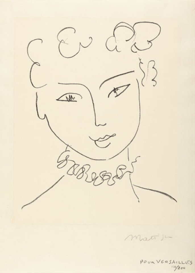 Madame Pompadour. by Henri Matisse
