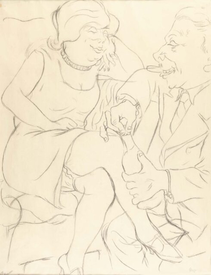 The last bottle. by George Grosz