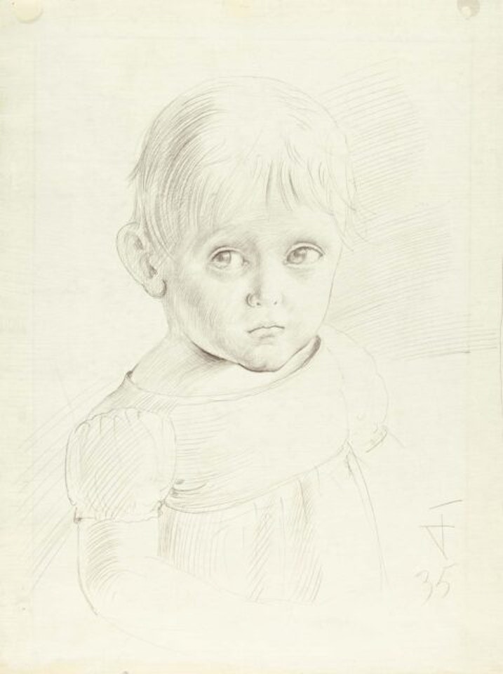 Girl portrait. by Otto Dix