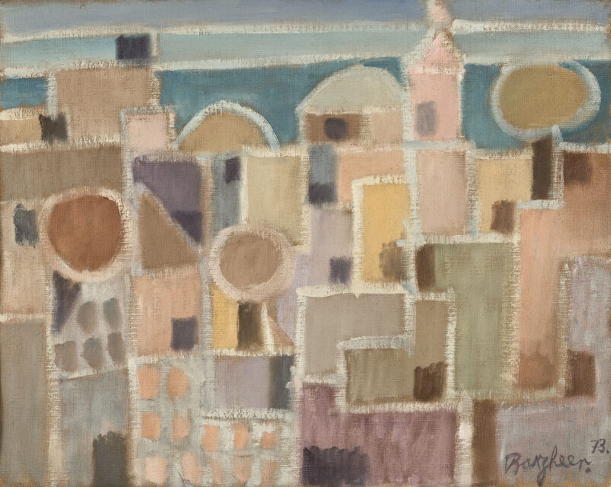 City by the sea. by Eduard Bargheer