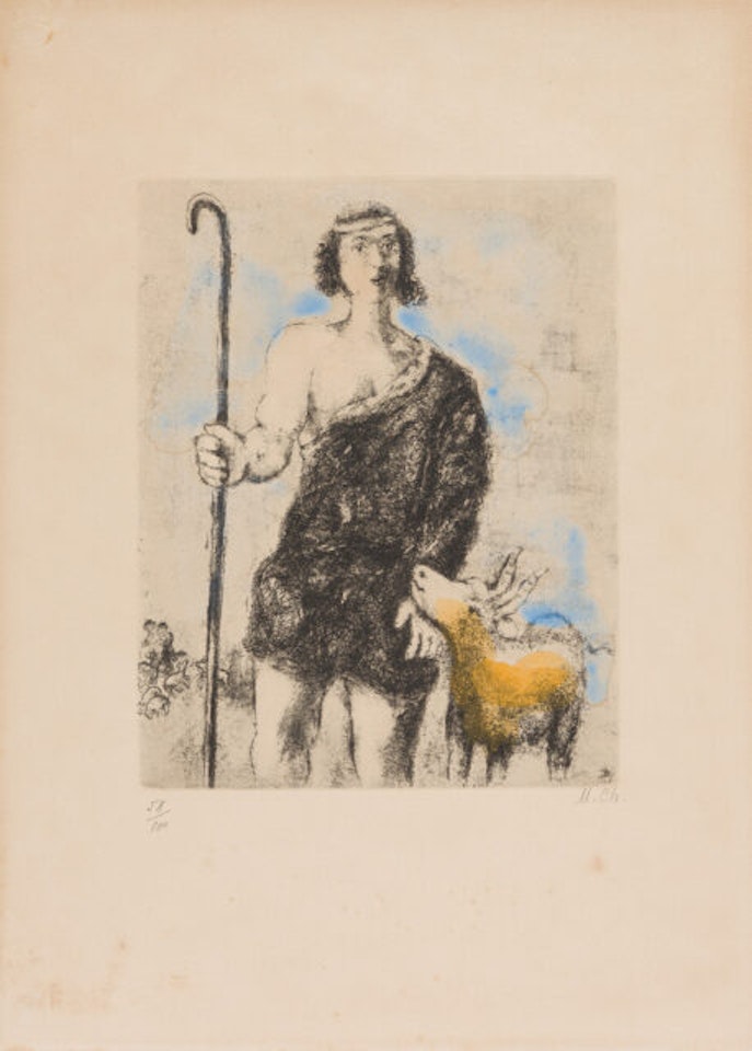 Joseph jeune berger, from x Bible. by Marc Chagall