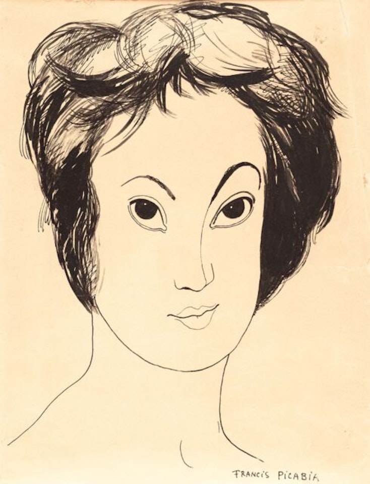 Tête de jeune fille by Francis Picabia